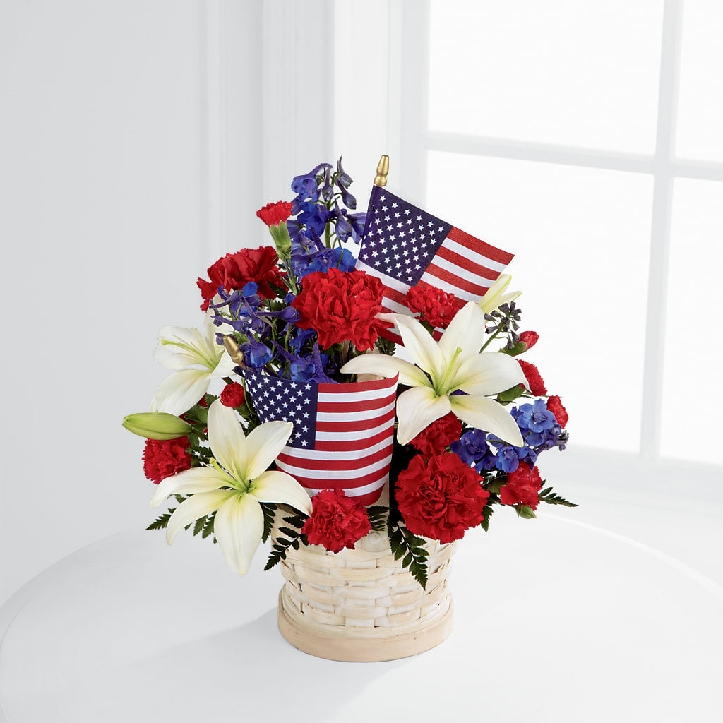 American Glory Bouquet – Emica Floral Designs, Saint James City FL