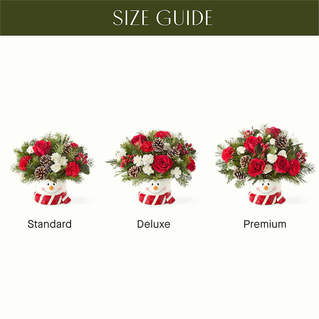 Jolly Snowman Bouquet – Emica Floral Designs, Saint James City FL
