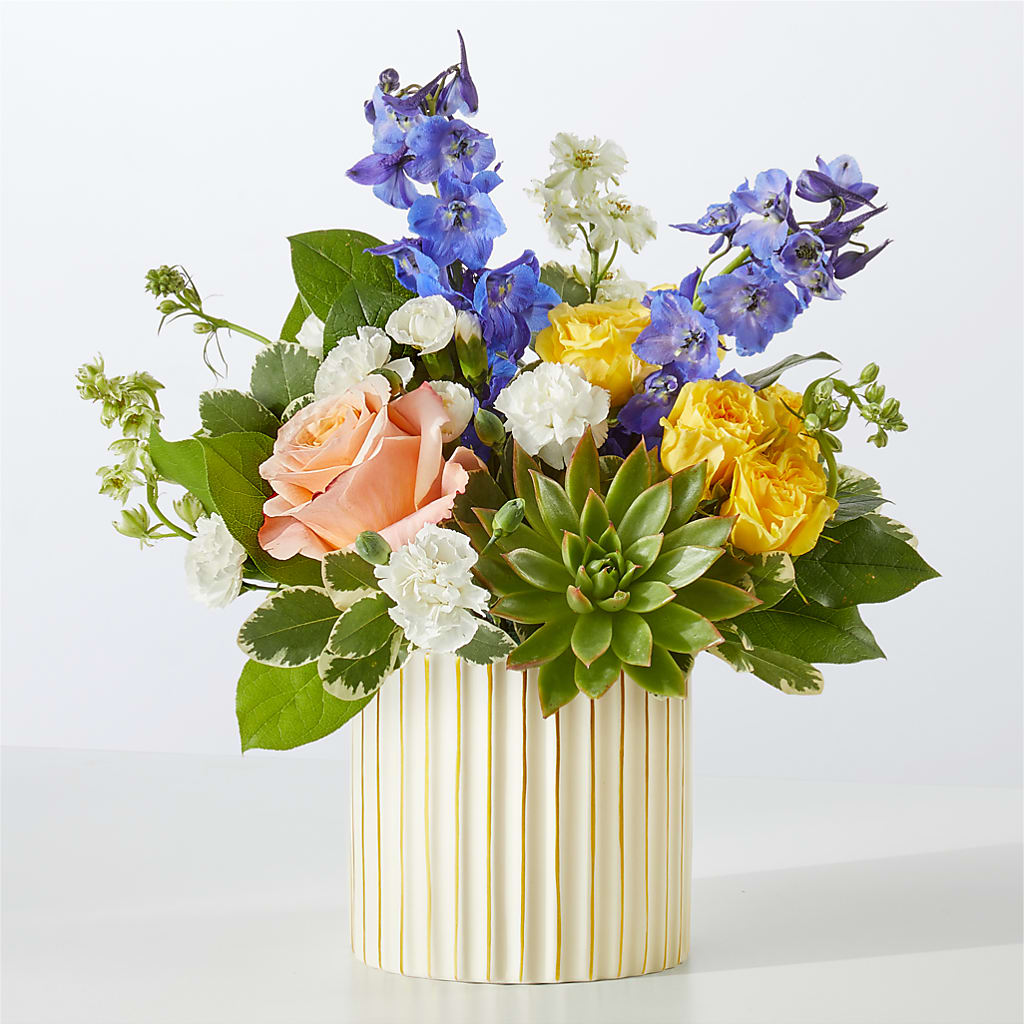 Cobalt Reverie Bouquet – Emica Floral Designs, Saint James City FL