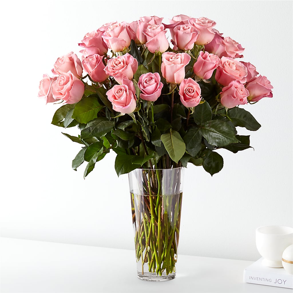 Long Stem Pink Rose Bouquet – Emica Floral Designs, Saint James City FL