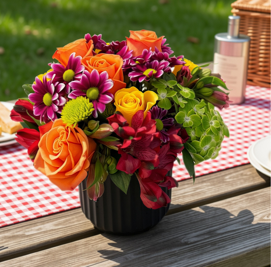 Sunshine Garden Picnic – Emica Floral Designs, Saint James City FL