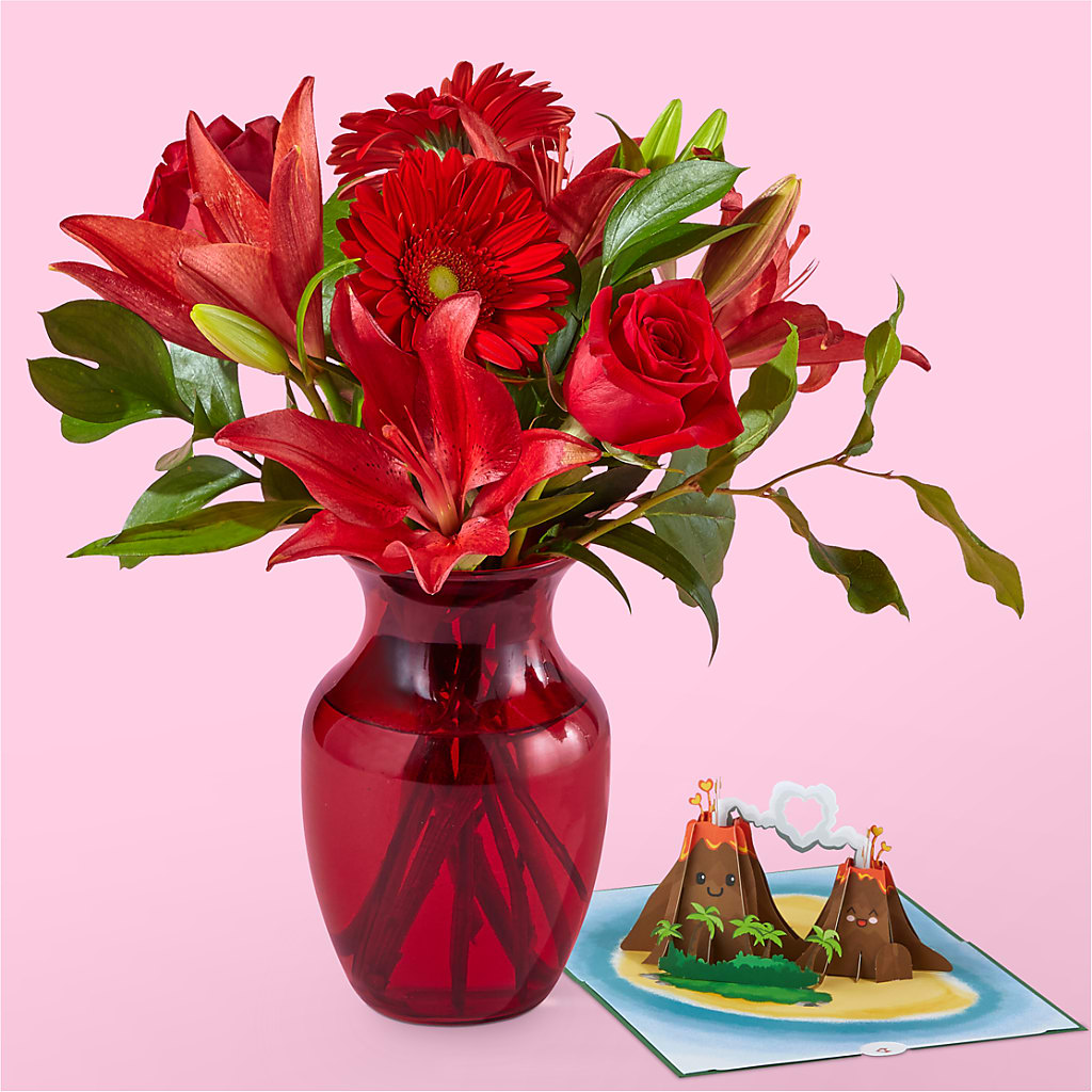 Burnin' Lovepop Gift Sets – Emica Floral Designs, Saint James City FL