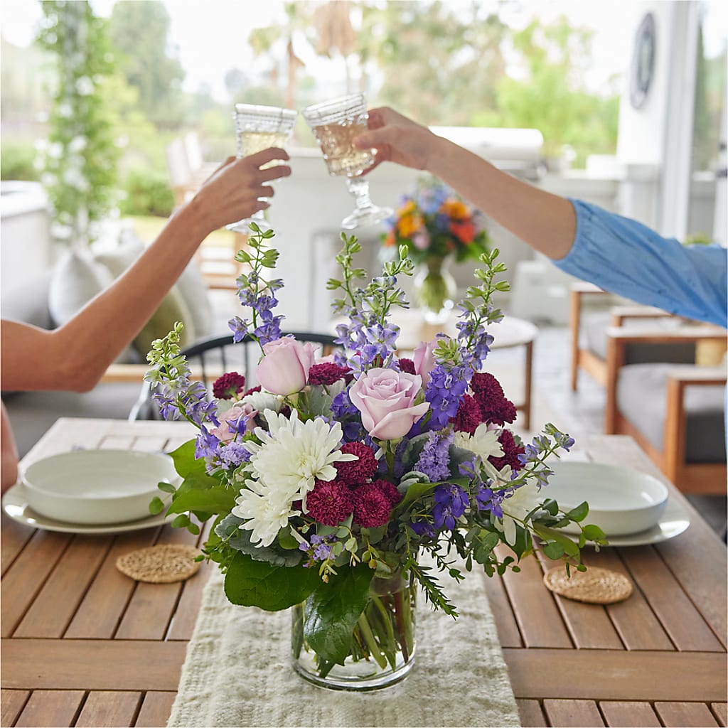 Violet Frost Bouquet – Emica Floral Designs, Saint James City FL
