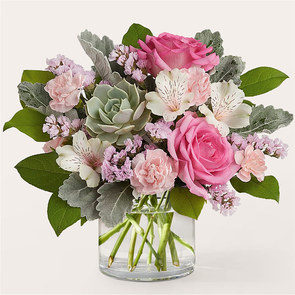 Dusty Rose Bouquet – Emica Floral Designs, Saint James City FL