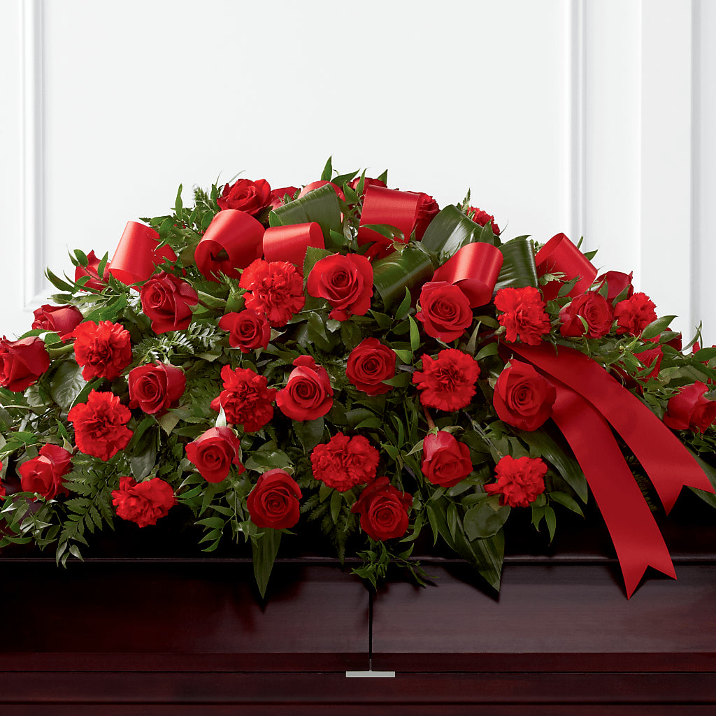 Tribute of Life Casket Spray – Emica Floral Designs, Saint James City FL
