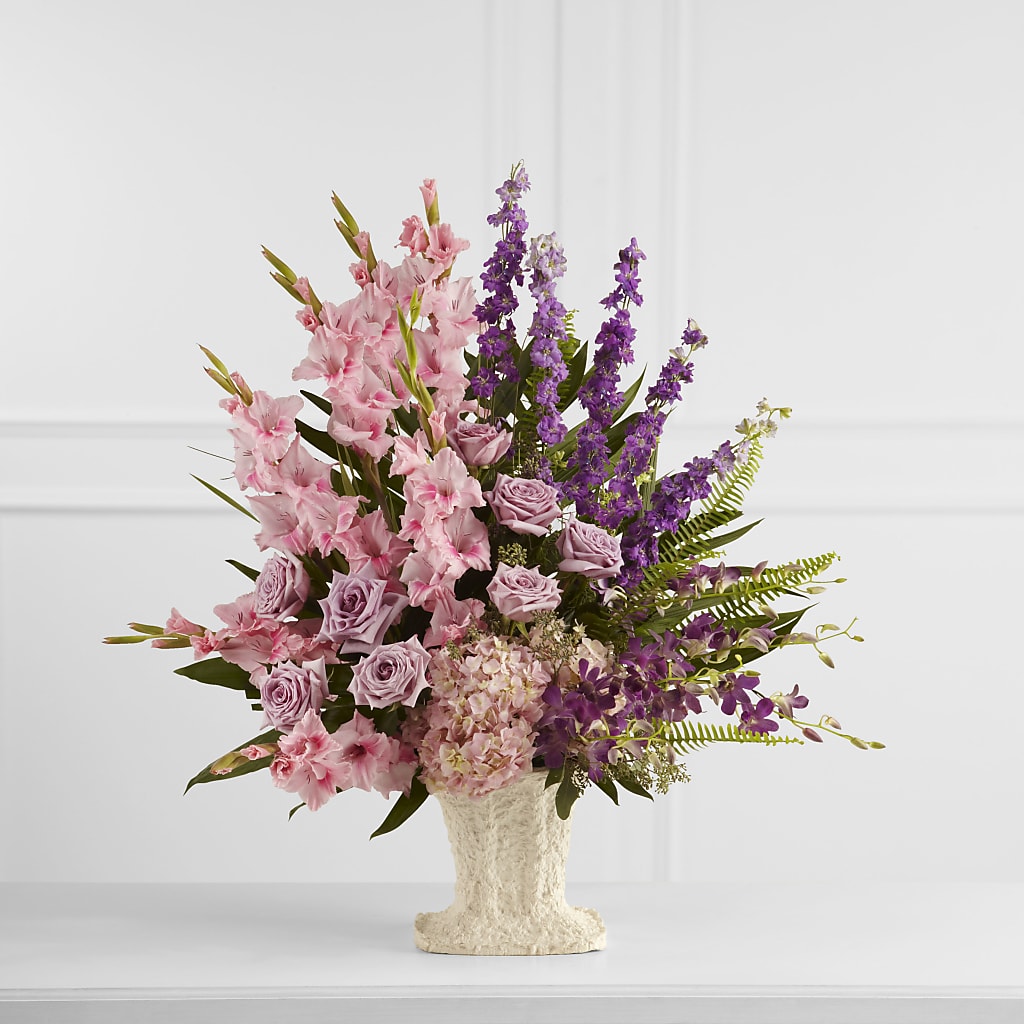 Flowing Garden Arrangement – Emica Floral Designs, Saint James City FL