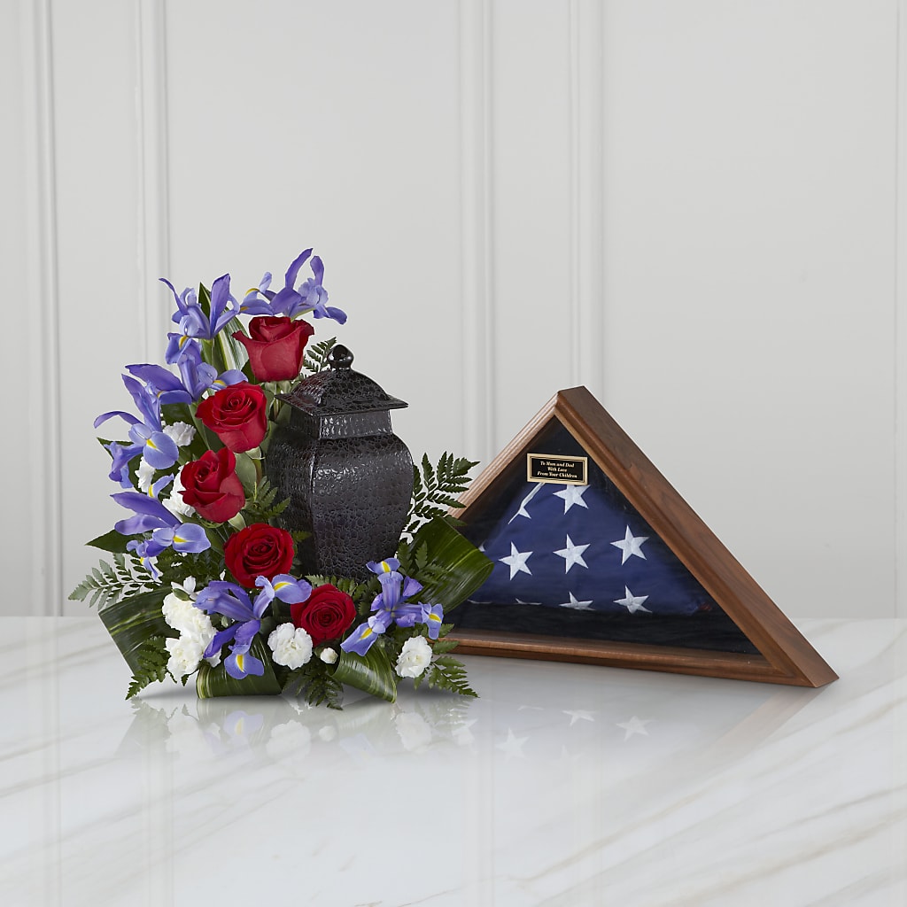 Patriotic Tribute Arrangement – Emica Floral Designs, Saint James City FL