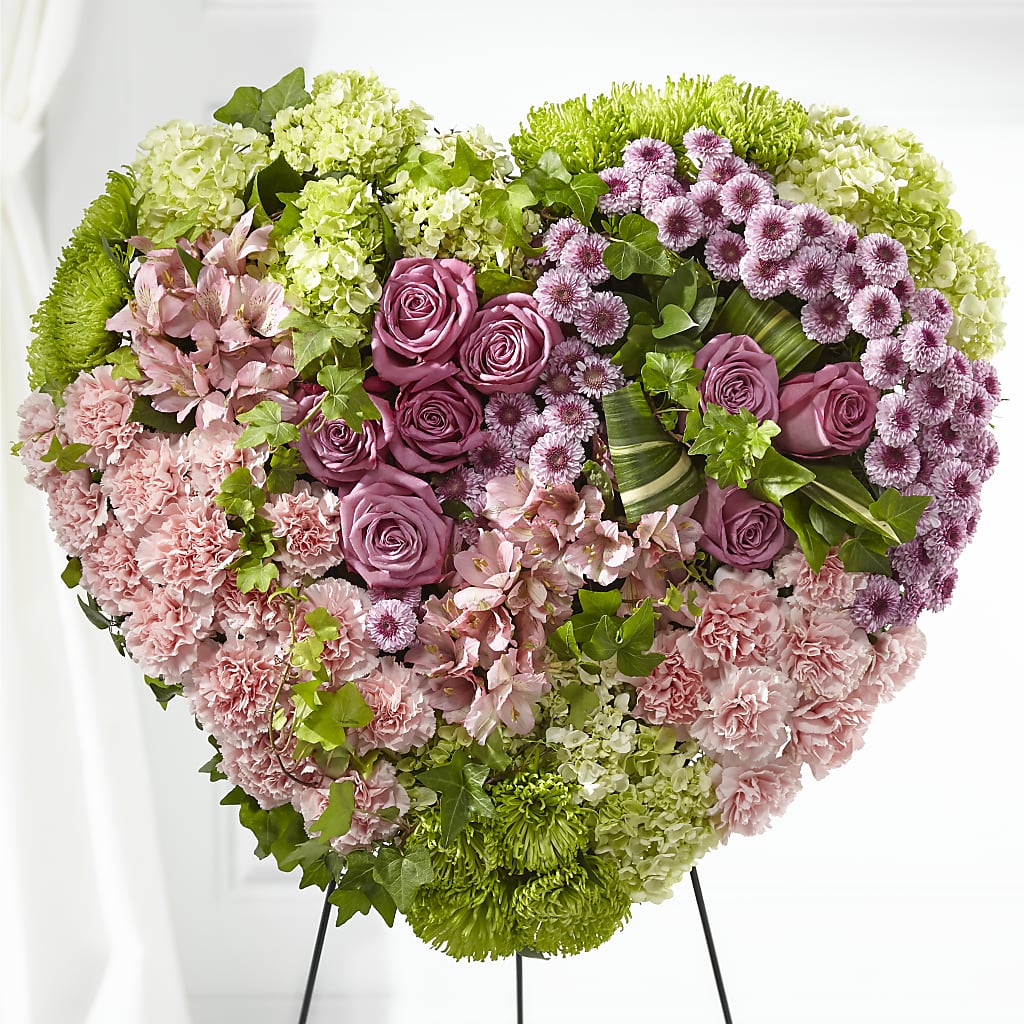 Heartwarming Standing Heart – Emica Floral Designs, Saint James City FL