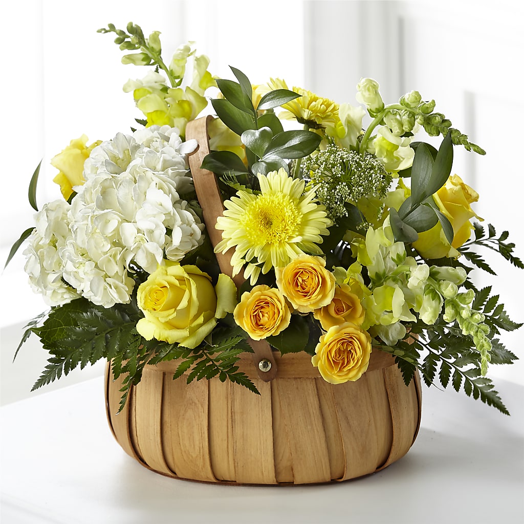 Rustic Remembrance Basket – Emica Floral Designs, Saint James City FL