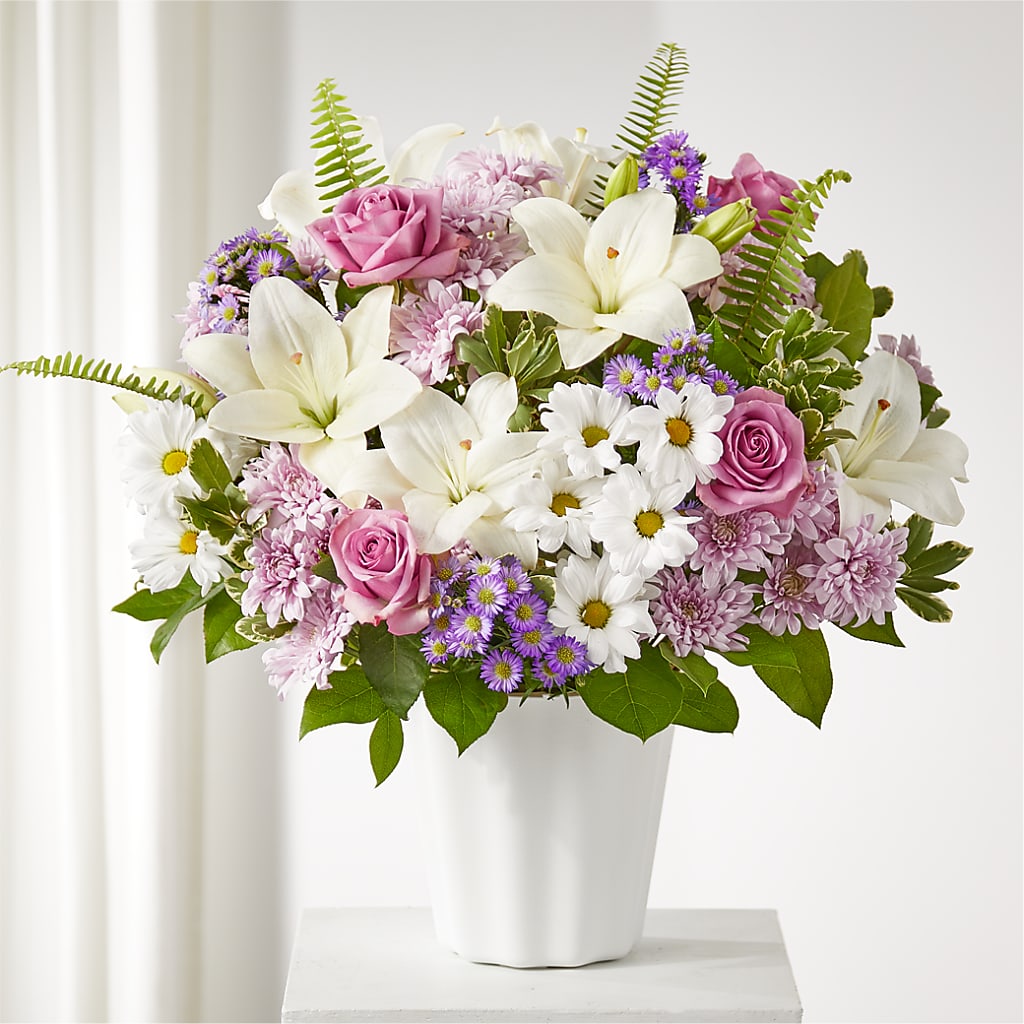 Warmest Thoughts Tabletop Basket – Emica Floral Designs, Saint James City FL