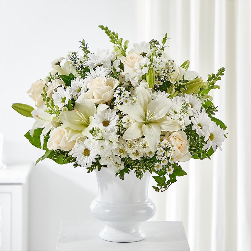 Uplifting Urn Arrangement – Emica Floral Designs, Saint James City FL
