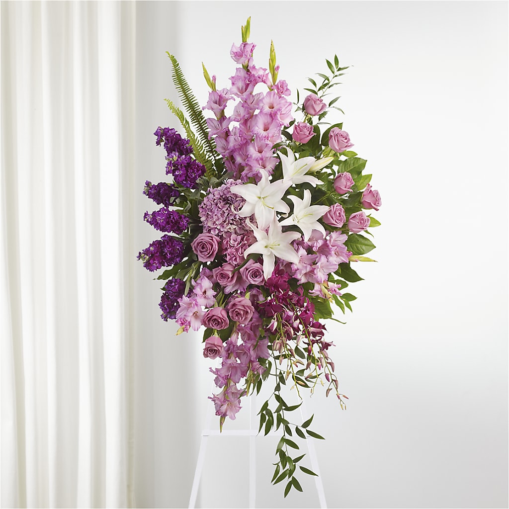 Never Alone Standing Spray – Emica Floral Designs, Saint James City FL