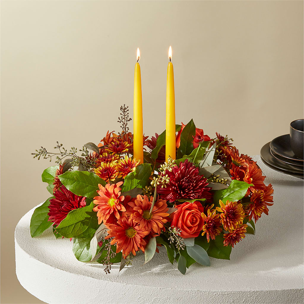 Ember Banquet Centerpiece – Emica Floral Designs, Saint James City FL