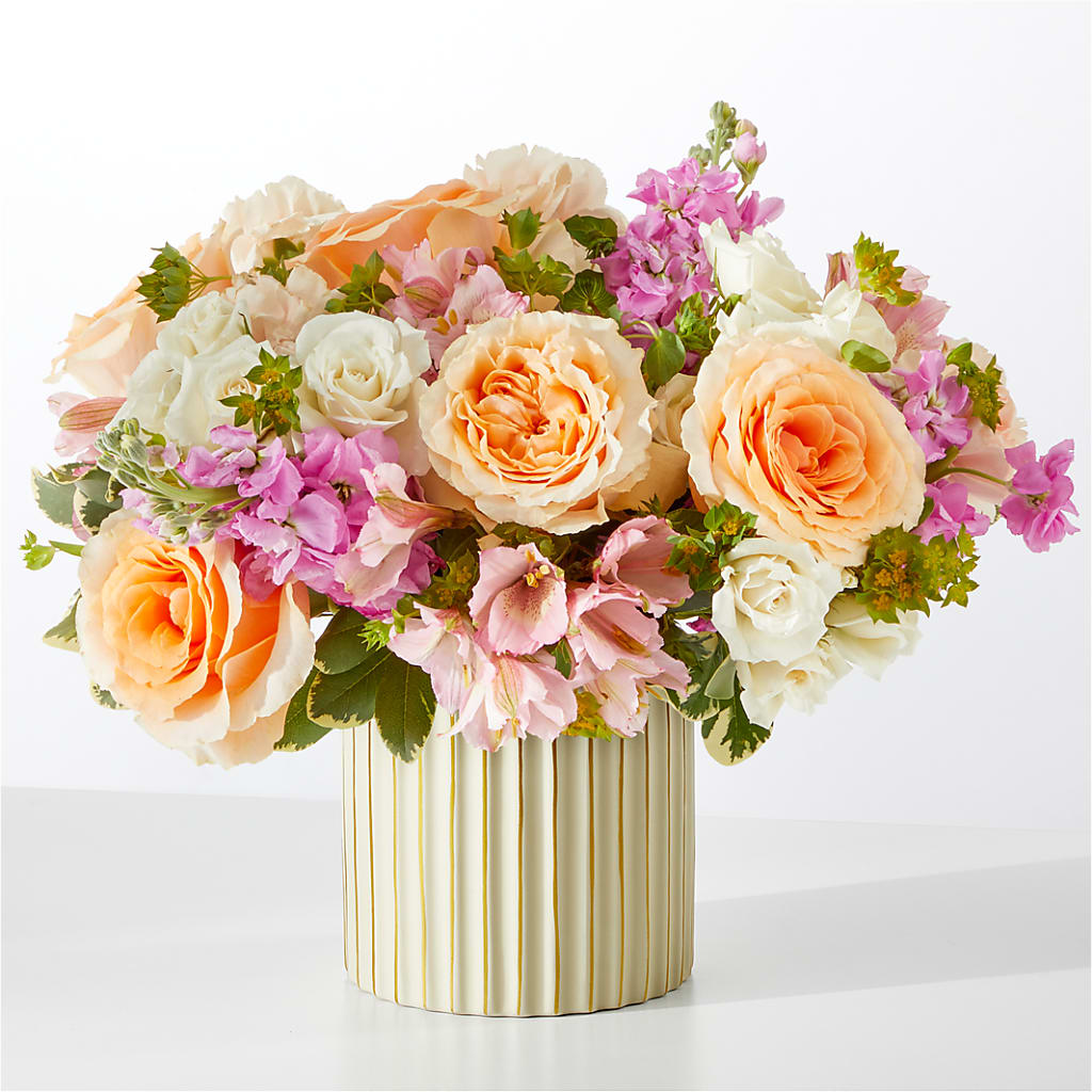 Paradise Bouquet with Ivory Vase – Emica Floral Designs, Saint James City FL