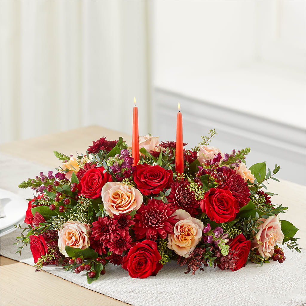 Most Thankful Centerpiece – Emica Floral Designs, Saint James City FL