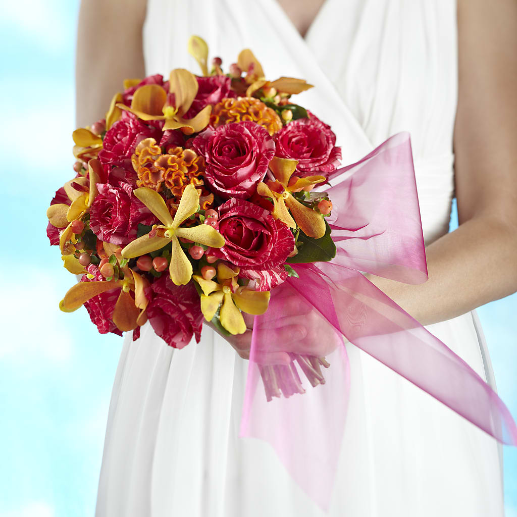 Brilliant Shades of Love Bouquet – Emica Floral Designs, Saint James City FL