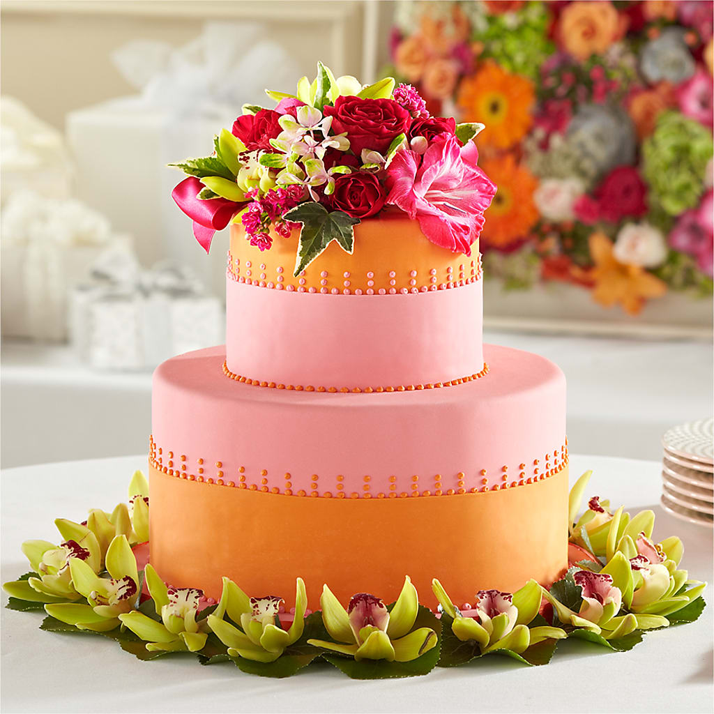 Sweet Citrus Cake Decor – Emica Floral Designs, Saint James City FL