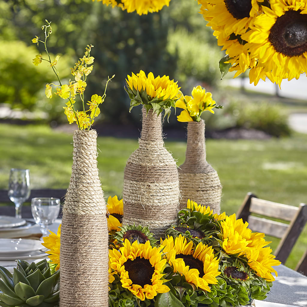 Sublime Garden Centerpiece – Emica Floral Designs, Saint James City FL