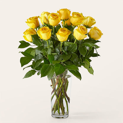 Long Stem Yellow Rose Bouquet –  Emica Floral Designs, Saint James City FL
