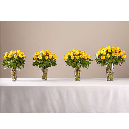 Long Stem Yellow Rose Bouquet –  Emica Floral Designs, Saint James City FL