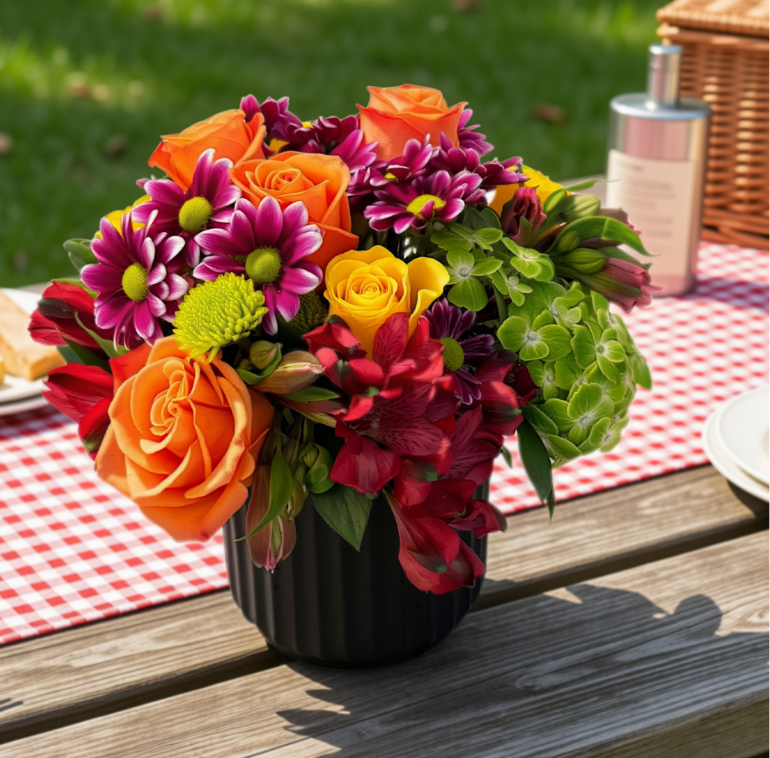 Sunshine Garden Picnic –  Emica Floral Designs, Saint James City FL