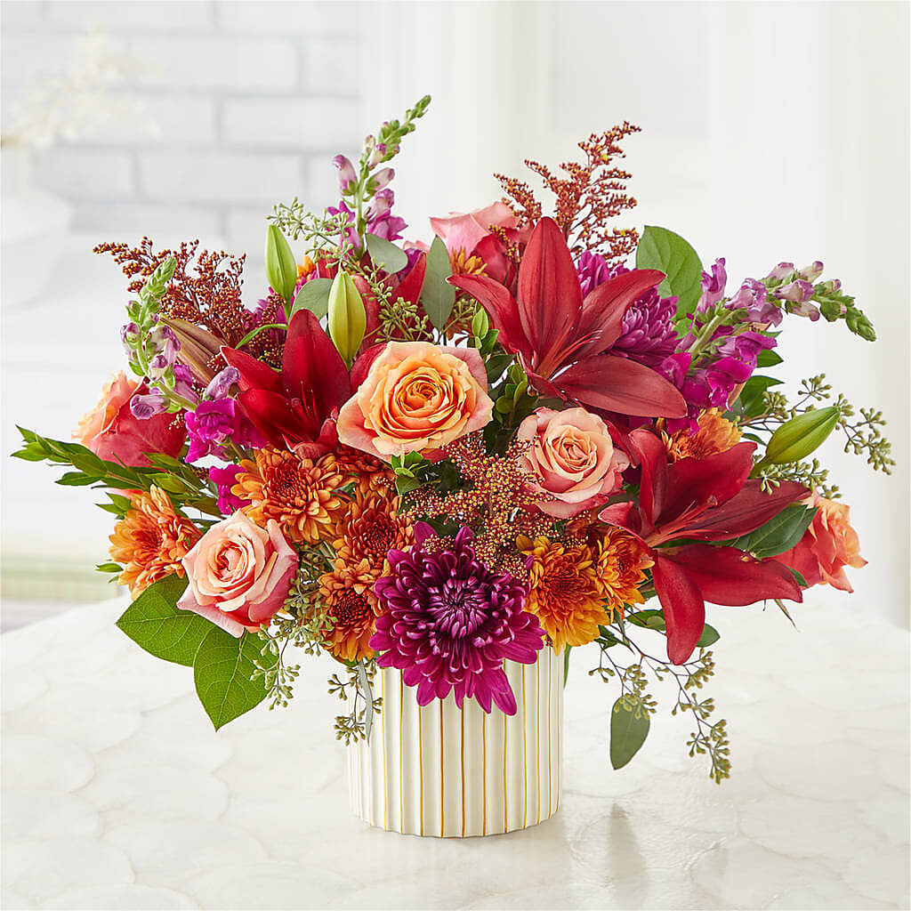 Burgundy Landscape Bouquet –  Emica Floral Designs, Saint James City FL