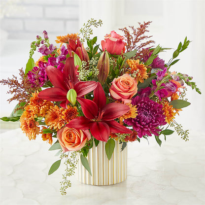 Burgundy Landscape Bouquet –  Emica Floral Designs, Saint James City FL