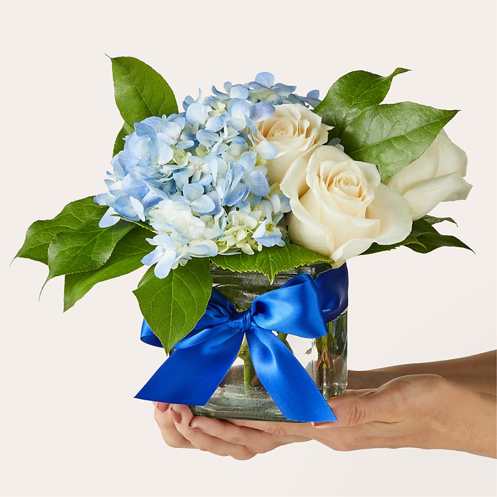 Sky Blue Delight Bouquet –  Emica Floral Designs, Saint James City FL