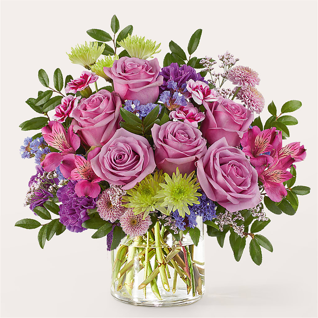 Glass Half Full Bouquet –  Emica Floral Designs, Saint James City FL