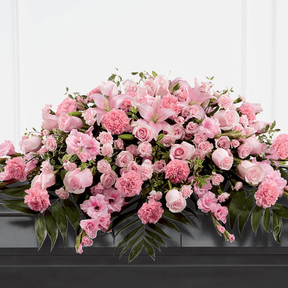 Garden of Comfort Casket Spray (Standard) –  Emica Floral Designs, Saint James City FL