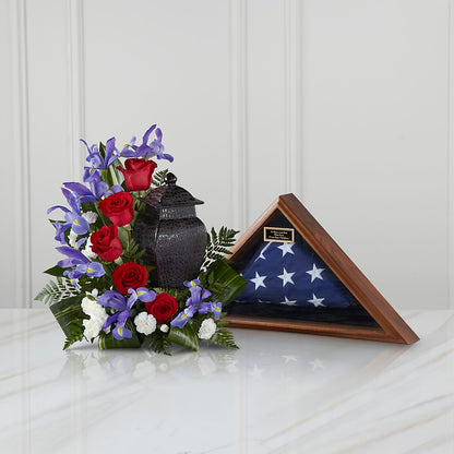 Patriotic Tribute Arrangement –  Emica Floral Designs, Saint James City FL