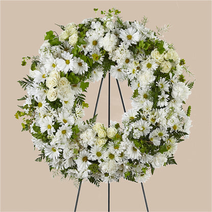 Faithful Wishes Wreath –  Emica Floral Designs, Saint James City FL