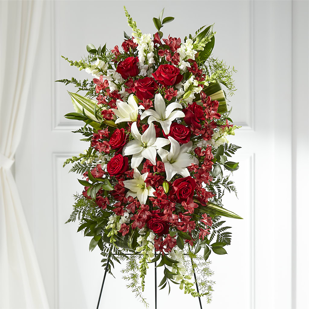 Everlasting Memory Standing Spray –  Emica Floral Designs, Saint James City FL