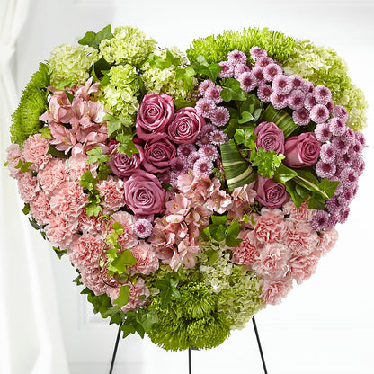 Heartwarming Standing Heart –  Emica Floral Designs, Saint James City FL
