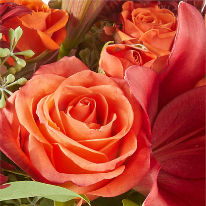 Crimson Leaves Bouquet –  Emica Floral Designs, Saint James City FL