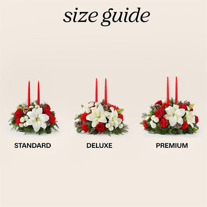 Seasonal Festivities Centerpiece –  Emica Floral Designs, Saint James City FL