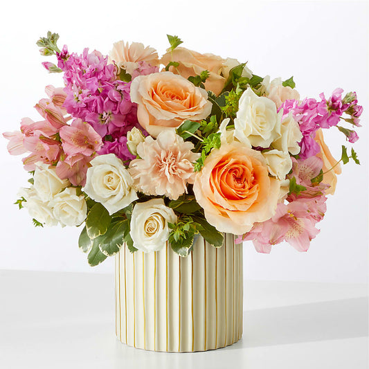 Paradise Bouquet with Ivory Vase –  Emica Floral Designs, Saint James City FL