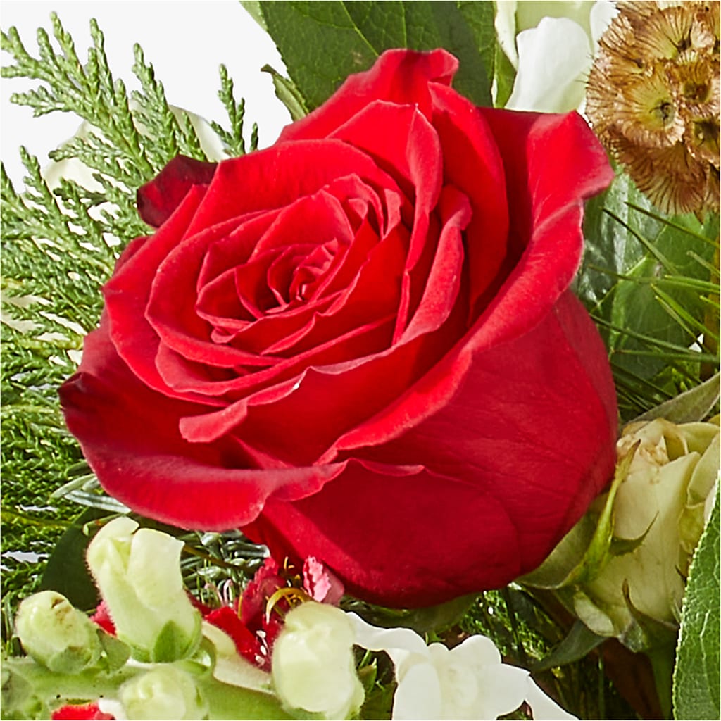 Deck the Halls Bouquet –  Emica Floral Designs, Saint James City FL