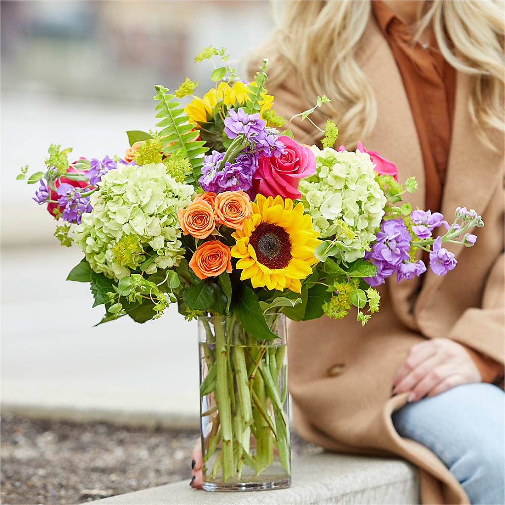 Vibrant Greetings Bouquet –  Emica Floral Designs, Saint James City FL