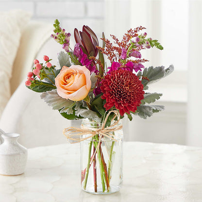 Moody Hues Bouquet –  Emica Floral Designs, Saint James City FL