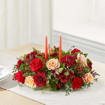 Most Thankful Centerpiece –  Emica Floral Designs, Saint James City FL