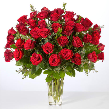 Forever Yours Fifty Stem Red Rose Bouquet –  Emica Floral Designs, Saint James City FL