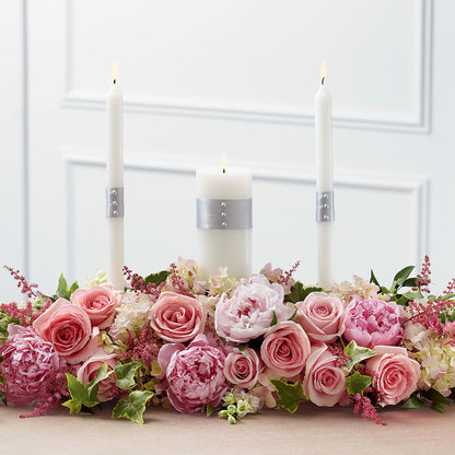 Worldwide Romance Unity Candle Arrangement –  Emica Floral Designs, Saint James City FL