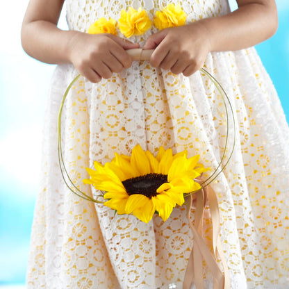 Sweet Sunshine Flower Girl Bouquet –  Emica Floral Designs, Saint James City FL